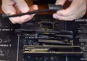 A brush used to clean a glock 19